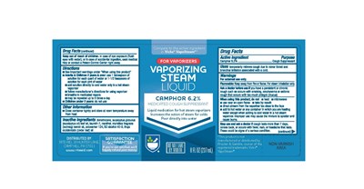 Product Label (8oz Vapo Steam Label)